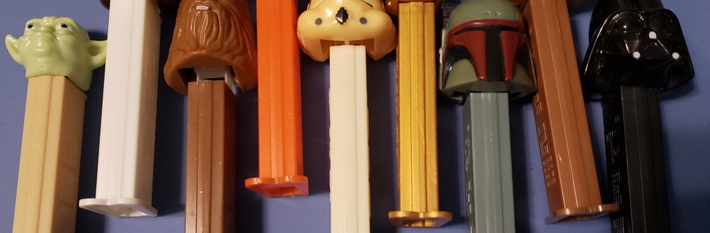9 star wars  pez dispensers